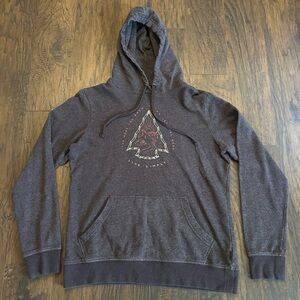 Patagonia Organic Cotton Brown Sweatshirt Knapping Size Medium